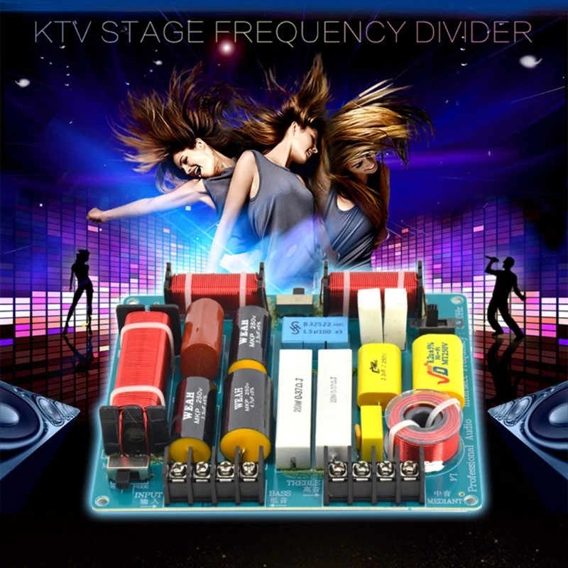 Speaker Frequency Divider 3 Frequency Divider Card High Middle And Low Divider KTV Stage Speaker High And Low Frequency Divider