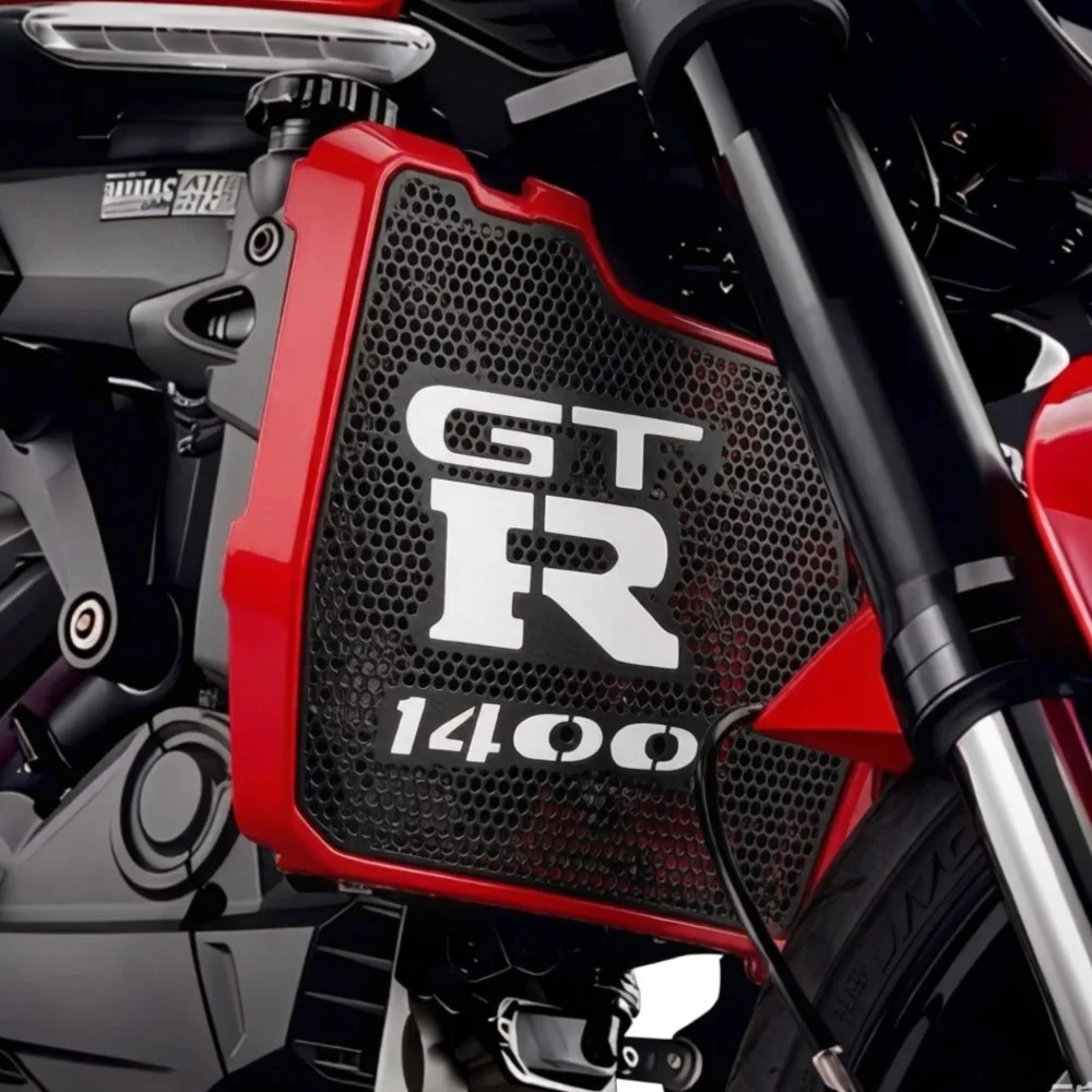 Protecteur de radiateur pour Kawasaki ZZR1400 1400GTR CONCOURS 14 ZG1400 Ninja ZX-14R ZX14R ZX1400, couvercle de protection de grille de radiateur