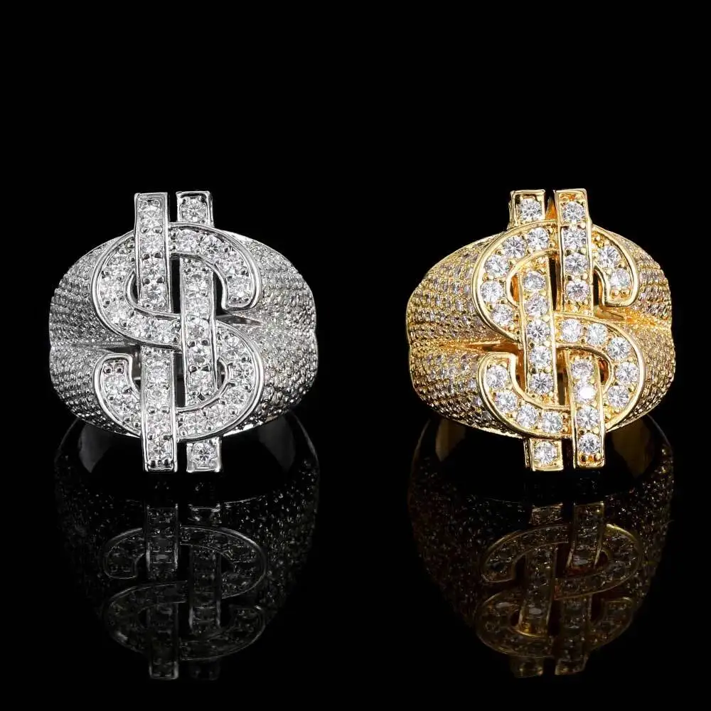

Fashion Fine Jewelry Moissanite Rings with Wholesale of New Factory-made Star Pattern Designs Cuban Personalized Ring