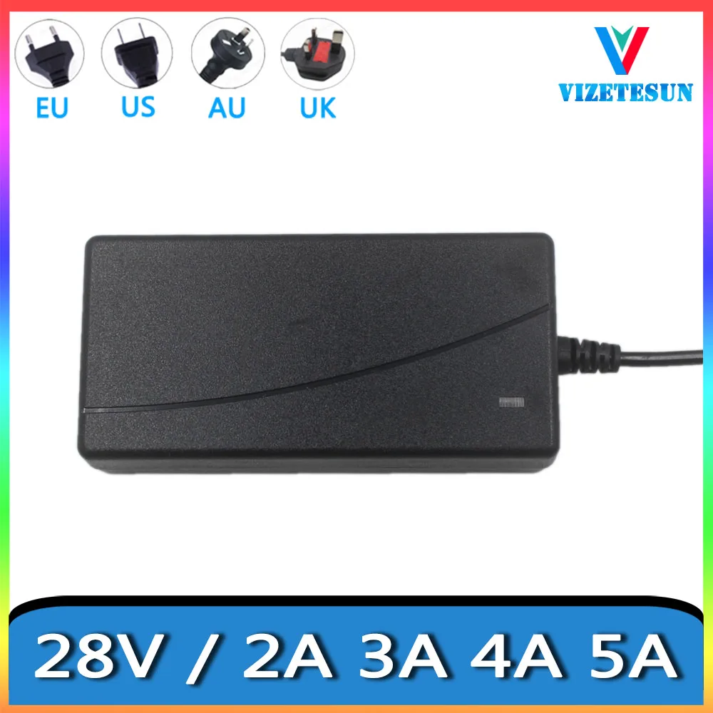 

28V 2A 3A 4A 5A Surveillance Camera Stage Lighting Power Adapter DC 5.5*2.1MM Regulated Power Adapter