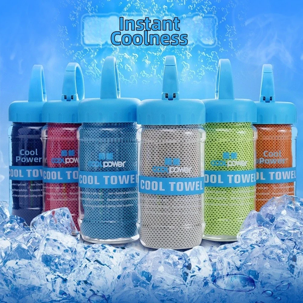 Breathable Cooling Towel Ultra Soft Lightweight Microfiber Towels Sunstroke Prevention Quick Drying Ice Wipes Outdoor Sports Ama