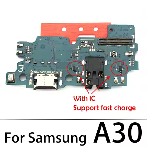 USB Charger Charging Port For Samsung A71 A70 A51 A50 A41 A40 A31 A30 A21S A20 A60 A10 Dock Connector Microphone Board - Image 4