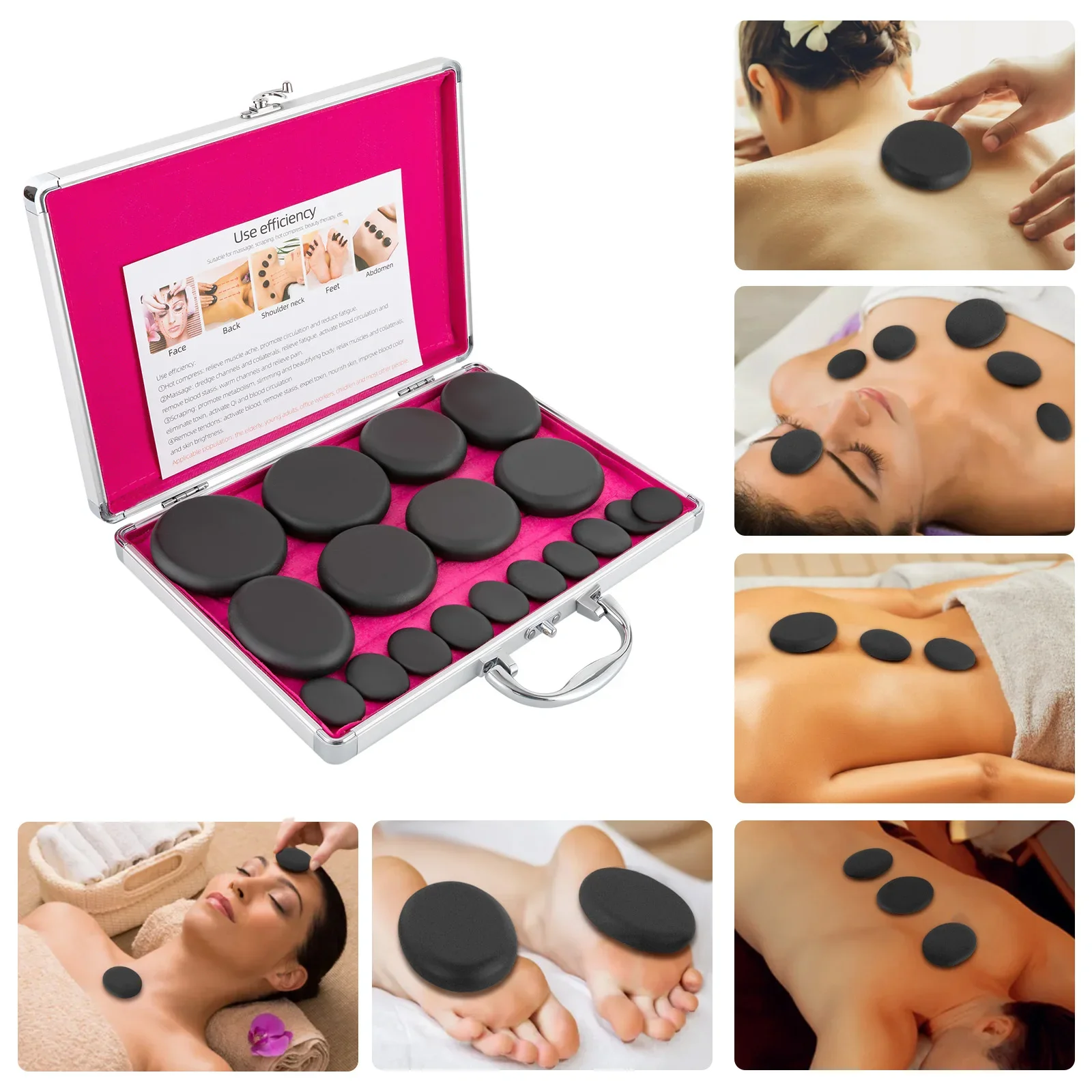 Ancient Stone Therapy: Hot and Cold Stones for Muscle Relaxation, Inflammation Relief, and Healing