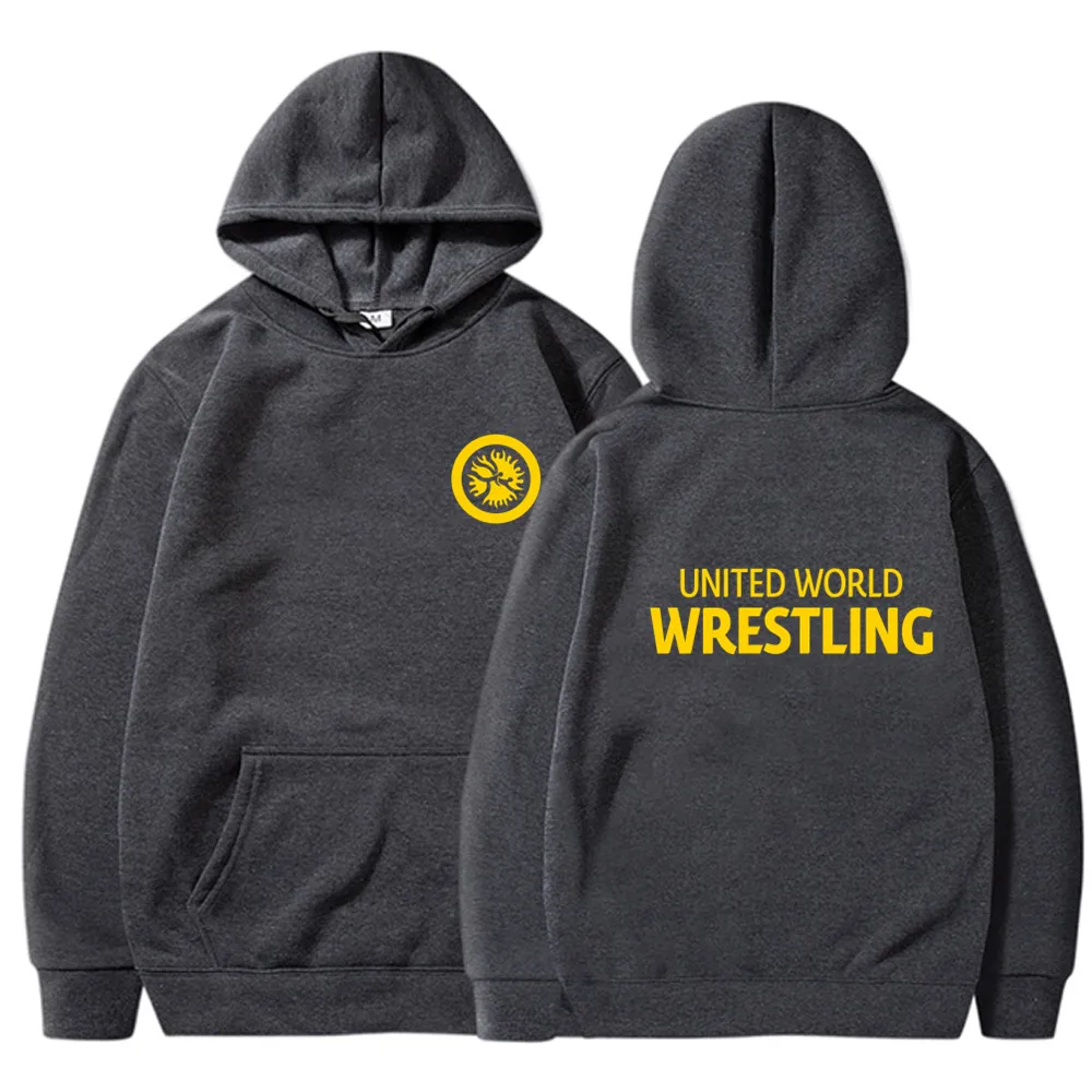 Herbst Winter United World Wrestling Sweatshirt Coole Herren Pullover Mode UWW Hoodies Unisex Streetwear Tops – Detail 23