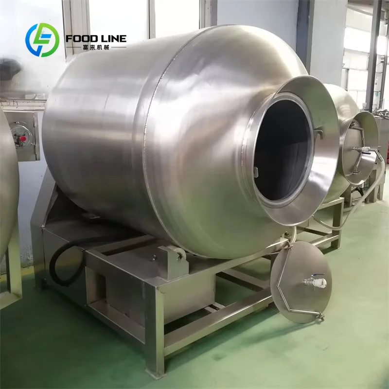 Industrial Vacuum Meat Tumbler Custom Marinator Machinery for Chicken Fillet Leg Rice Flower Fish Beef Marination