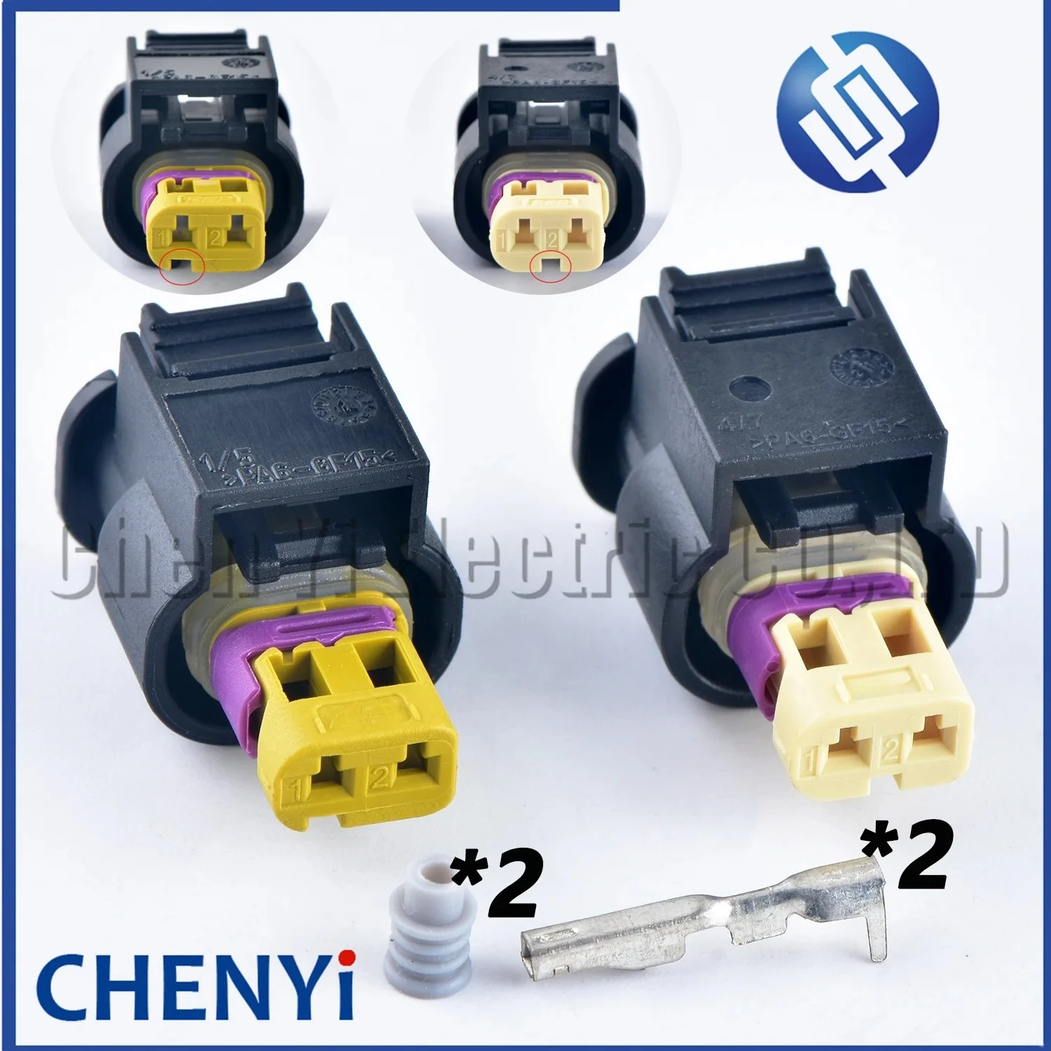 2 Pin Automotive sensor connector Fuel Injector harness Plug 07P973702 07P973702A 07P 973 702 07P 973 702A