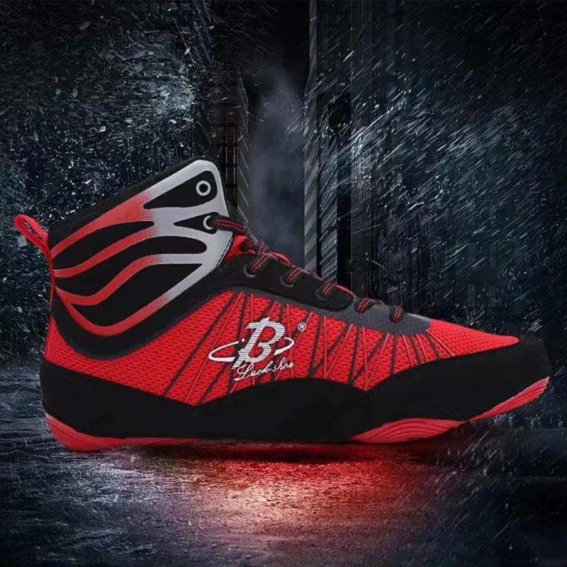 

Боксерские кроссовки для мужчин и женщин, боксерские кроссовки, удобная обувь для борьбы, Нескользящие кроссовки для спортзала