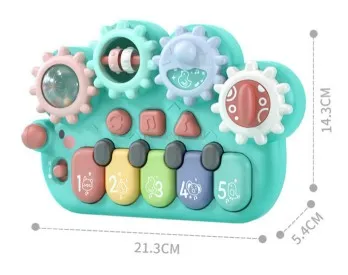 Egel Vingerpiano Baby Minipano Speelbaar Babysleutel Speelgoed Vroeg onderwijs Elektronische piano voor kinderen