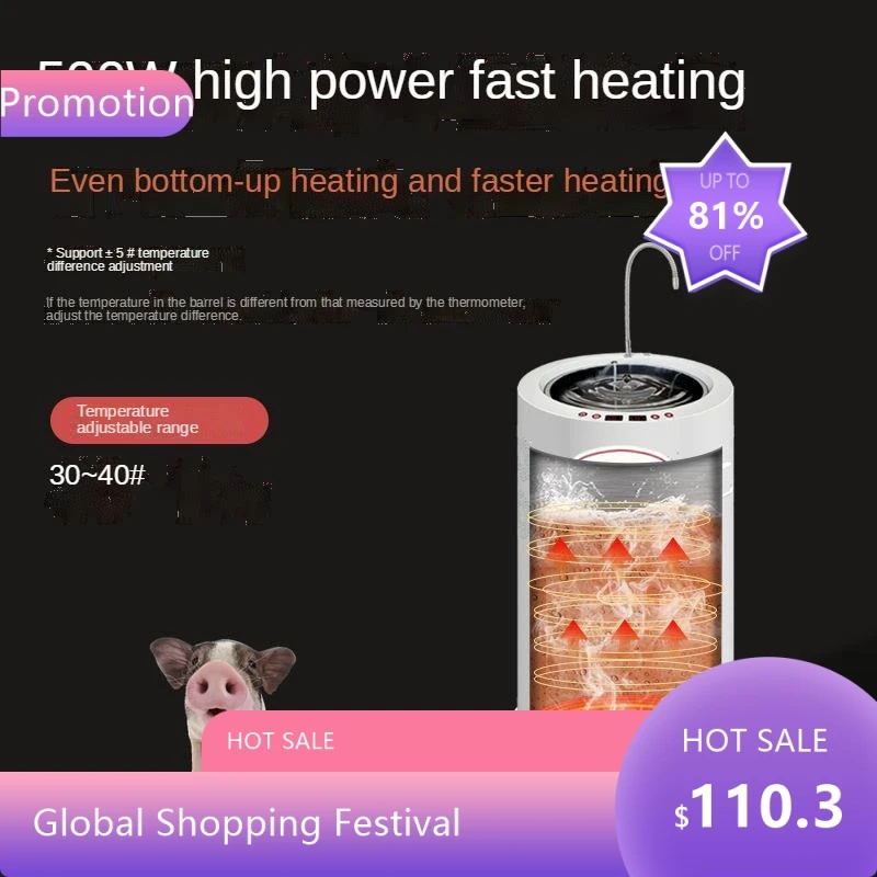 

884410L Magnetic Shift Thermostat Stirrer for Pigs, Fine Dilution, Powder, Stirring and Heating, Alternative to