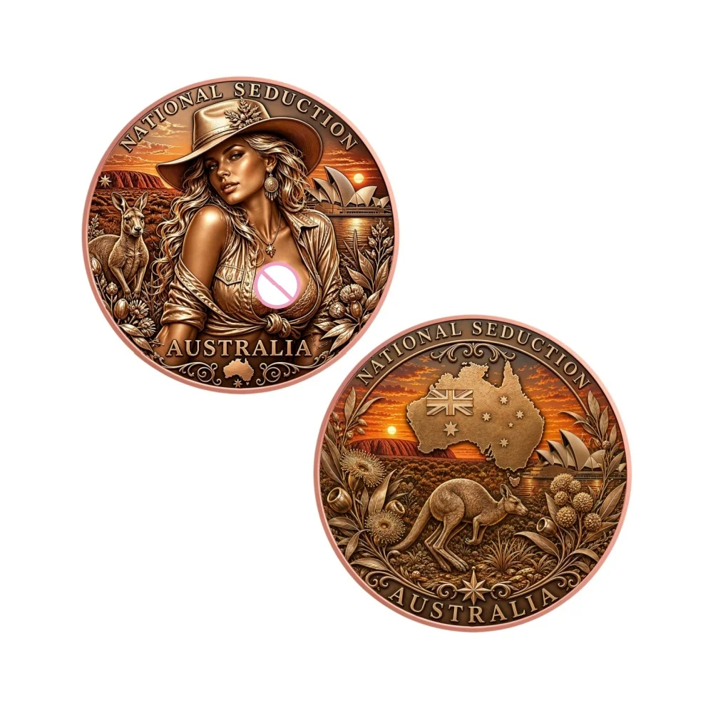 1 Unze .999 Kupferbarren 36 Arten Nationale Länder-Schönheiten 4 Jahreszeiten Dame Bunt Bemalte Sammlermünze Souvenir Geschenk Heimdekoration