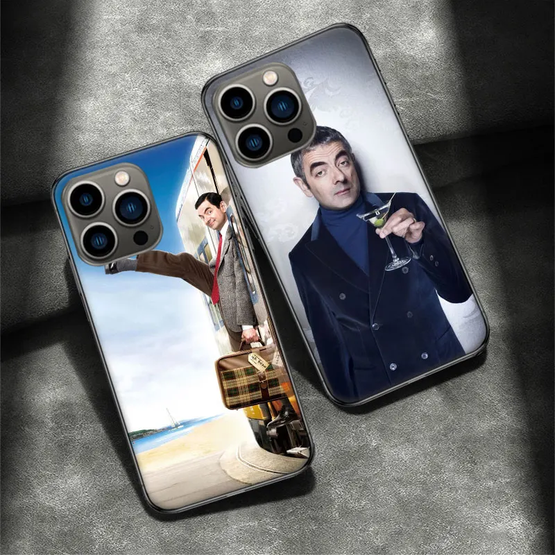 Funny Mr B-BeanS Phone Case For Apple Iphone 16 15 Plus Soft 13 12 Mini Cover 11 14 Pro Max Capa 8 7 SE Shell Coque Silicone TPU