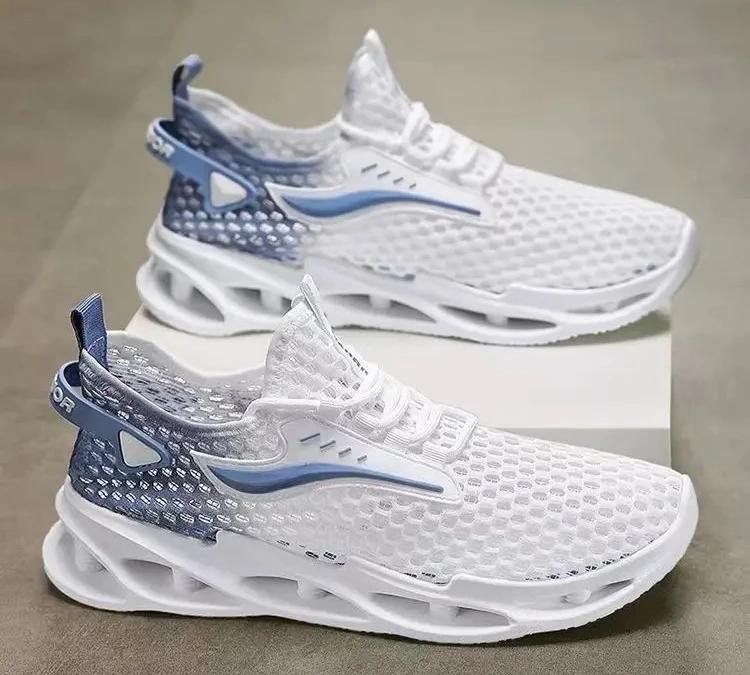 

Men's running black slow running shoes, casual sports shoes outdoor breathable meshshock-absorbing and lightweight mens sneakers