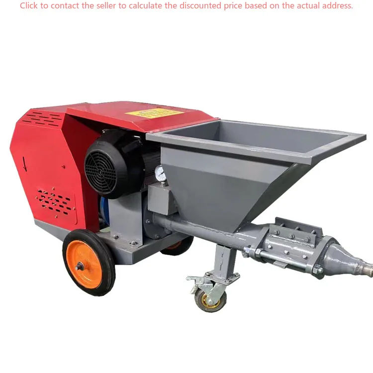 220V Electric Wall Cement Mortar Spraying Plaster Machine For Pft Plastering Station