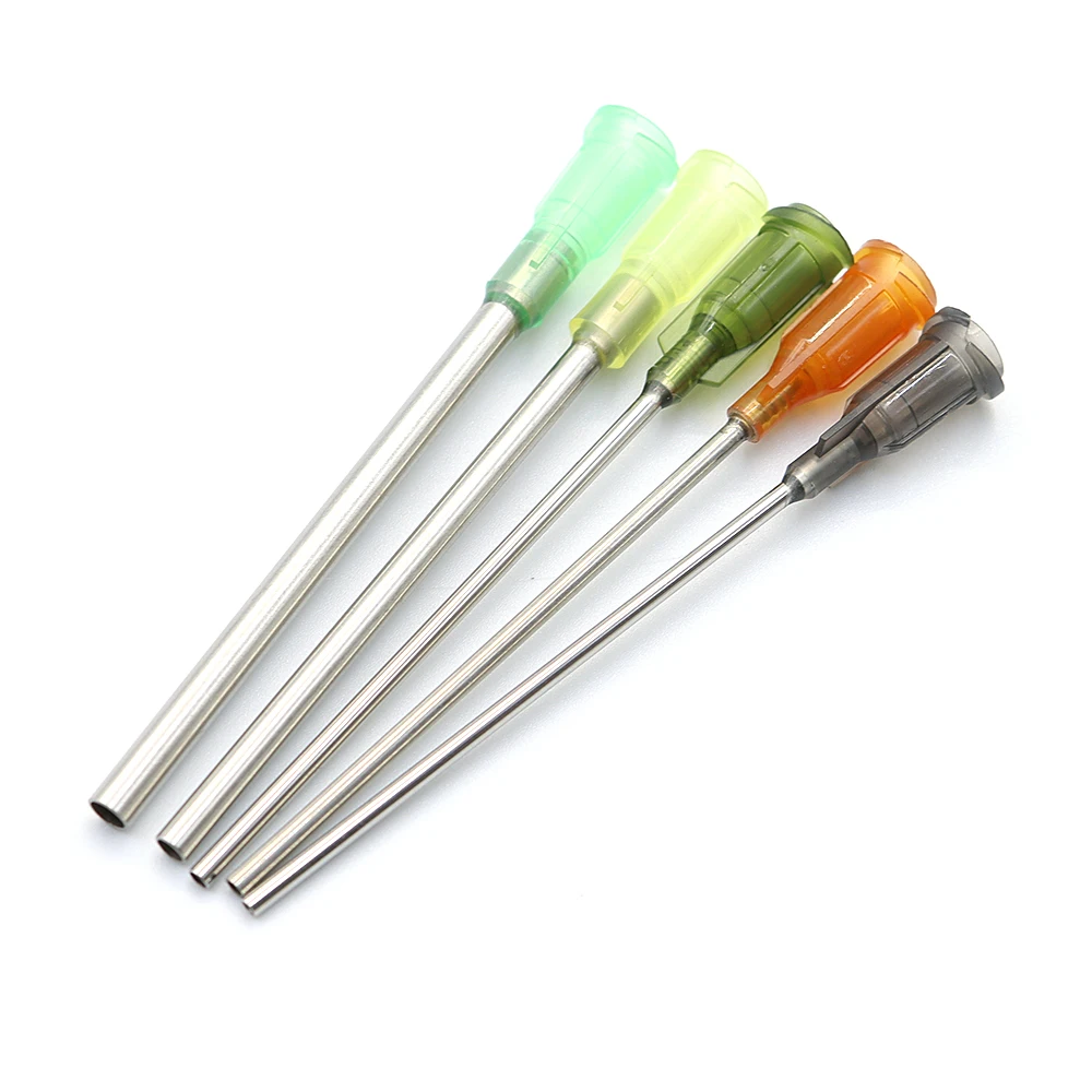 Imagem -03 - Agulha de Seringa Dispensadora Agulha de Cola para Enchimento Tinta e Seringas Especificações Diferentes 50 mm Pol 30 Pcs