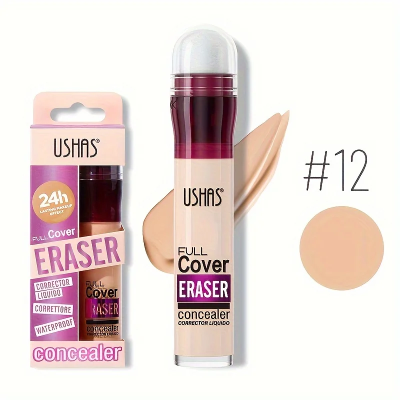 Nieuwe Spons Head Concealer voor Donkere Kringen Sproeten Acne Pigmentatie en Vlekken Langdurige Hydraterende Vloeibare Foundation
