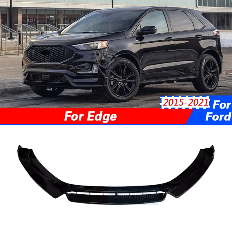 

For Ford Edge 2015-2021 Front Bumper Lip Chin Splitter Spoiler Body kit High Quality Tuning Accessories Car Auto Parts