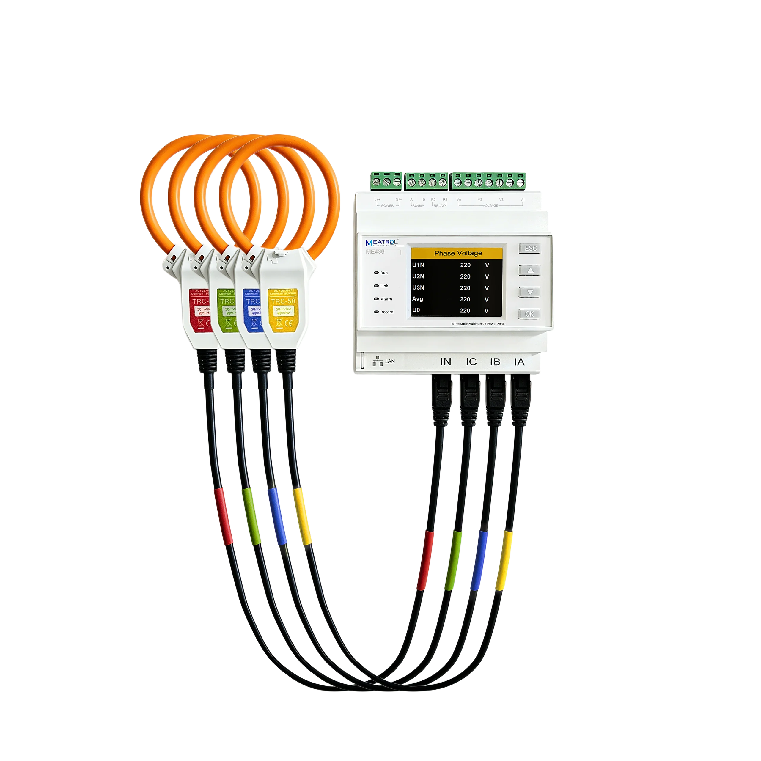 ME430 Power Data Recorder  Built in FTP Server with Admin/User Name and Password Configurable
