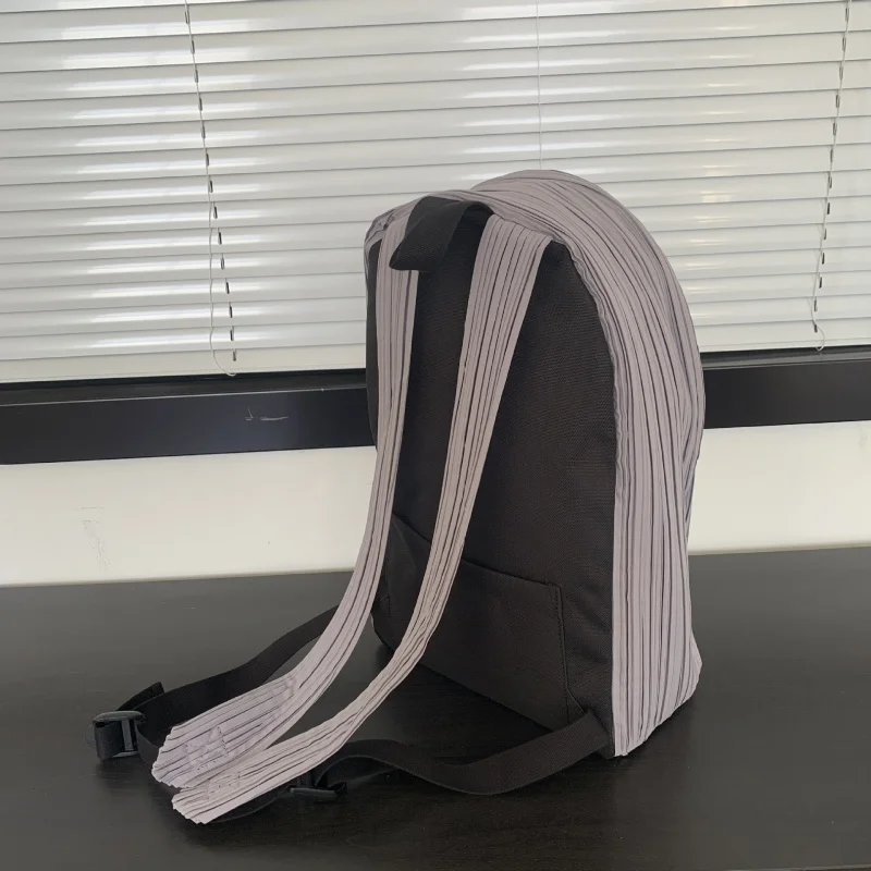 Imagem -06 - Miyake Pregas Bolsas para Homens e Mulheres Mochila de Escritório Mochila Oficial Bolsa Japonesa Bagagem Casual Bolsa Designer de Viagem 2023