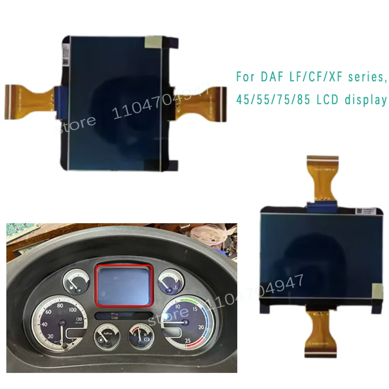 LCD Screen Dashboard For DAF Truck XF CF LF 45 55 75 85 95 105 Speedometer Pixel Instrument Cluster Replacement