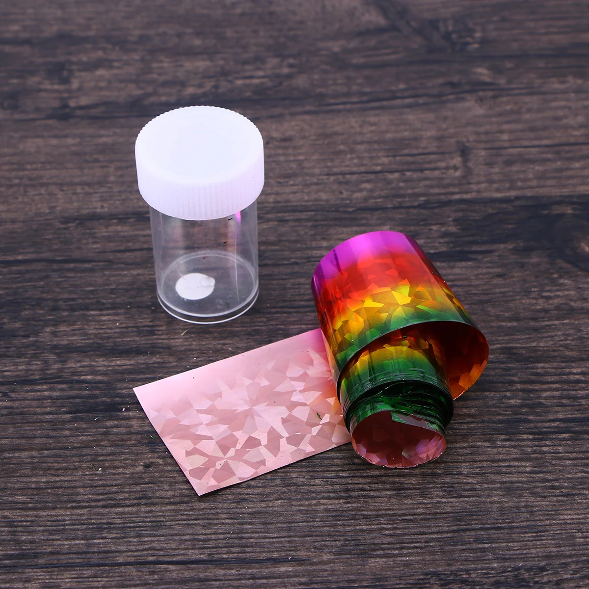 

24Pcs Sky Nail Stickers Vivid Gradient Foil Transfer Art Decorations Self-Adhesive Manicure Supplies for Women