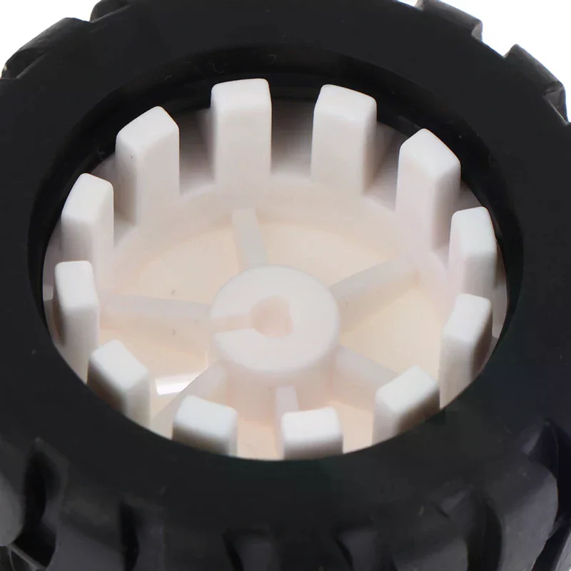 2pcs D-Axis Rubber Tire Robot Accessories Tracking Trolley Model Wheel For N20 Motor Car Robot DIY Toys Parts