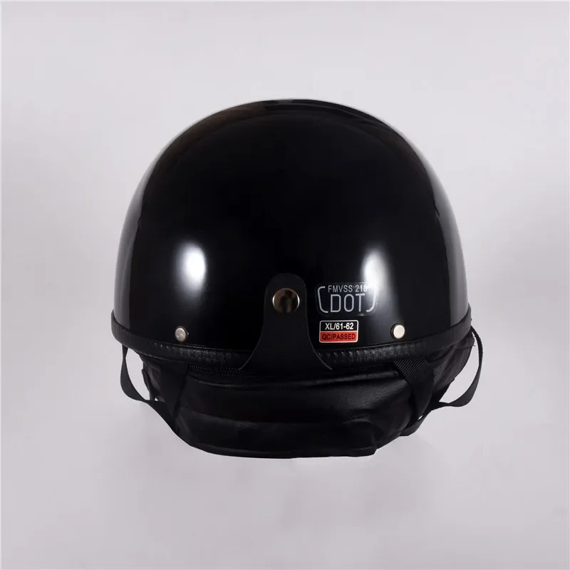 2025 Vintage Half Face Motorcycle Summer Helmet Retro DOT Certified with Neckerchief for Motorbike Riding