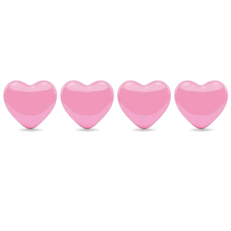 3D Metal Heart Black And Pink Shaped Sticker 1.1\