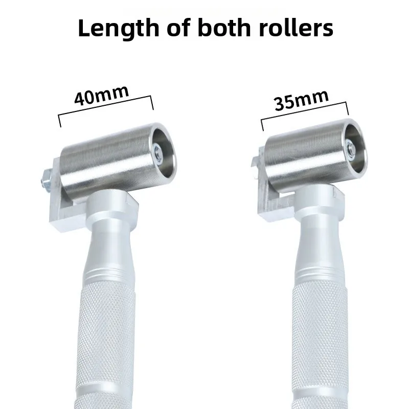 Home wallpaper roller, a household tool for applying wallpaper, features a textured stainless steel design