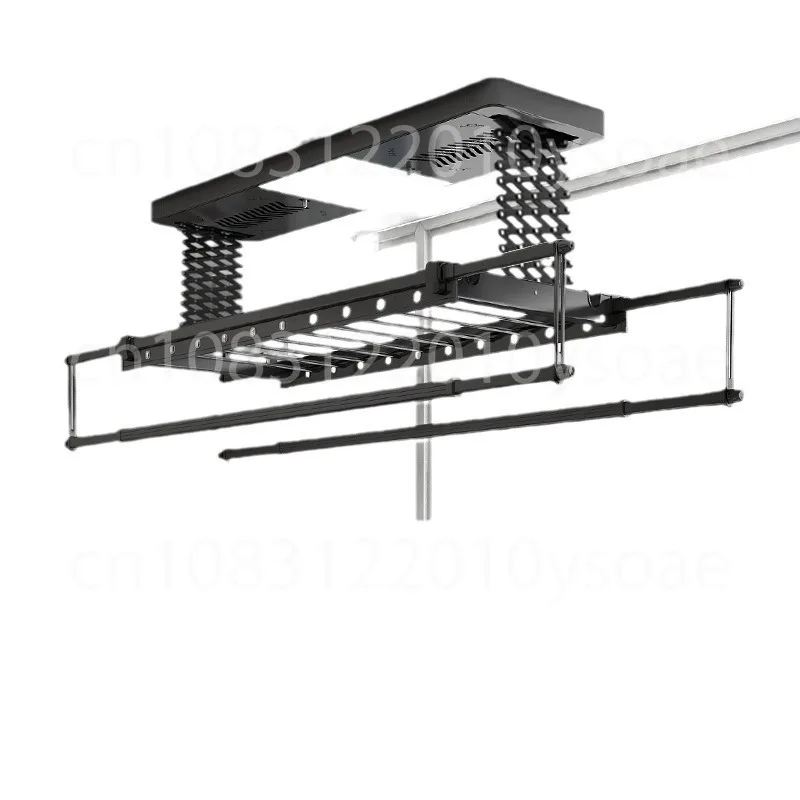 Intelligent Remote Control Household Balcony Electric Drying Rack Lifting And Retractable Clothes Drying
