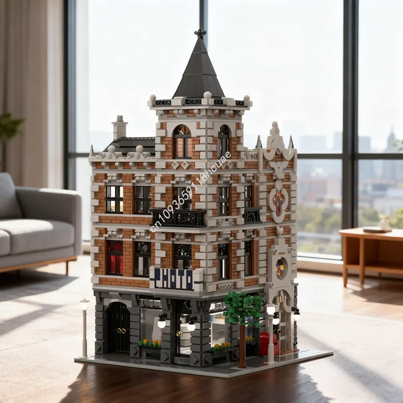 

3443pcs MOC Modular Photo Studio Modulared Model Building blocks Christmas gift Architecture toy Assemble DIY Kids Birthday