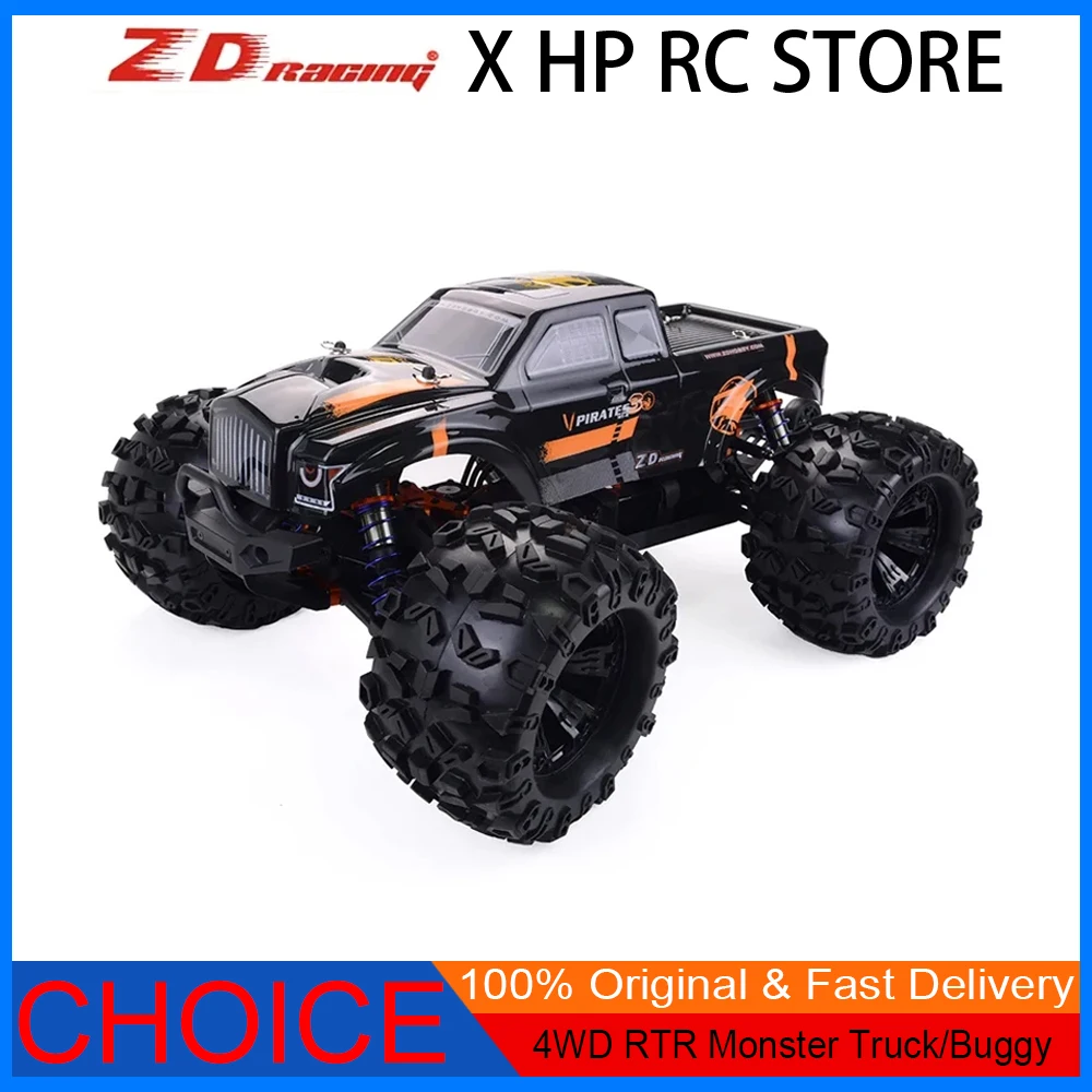 ZD Racing 9116-V4 1/8 MT8 2.4GHz 4WD RTR Monster Truck/Buggy/Truggy – סקרין ותיעוד מפורט