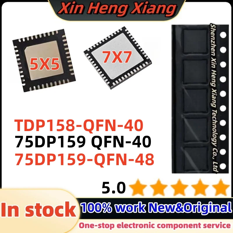 (2-10pcs)  TDP158RSBR TDP158 SN75DP159RSBR SN75DP159RGZT SN75DP159 75DP159 5mm*5mm 7mm*7mm QFN-48 QFN-40