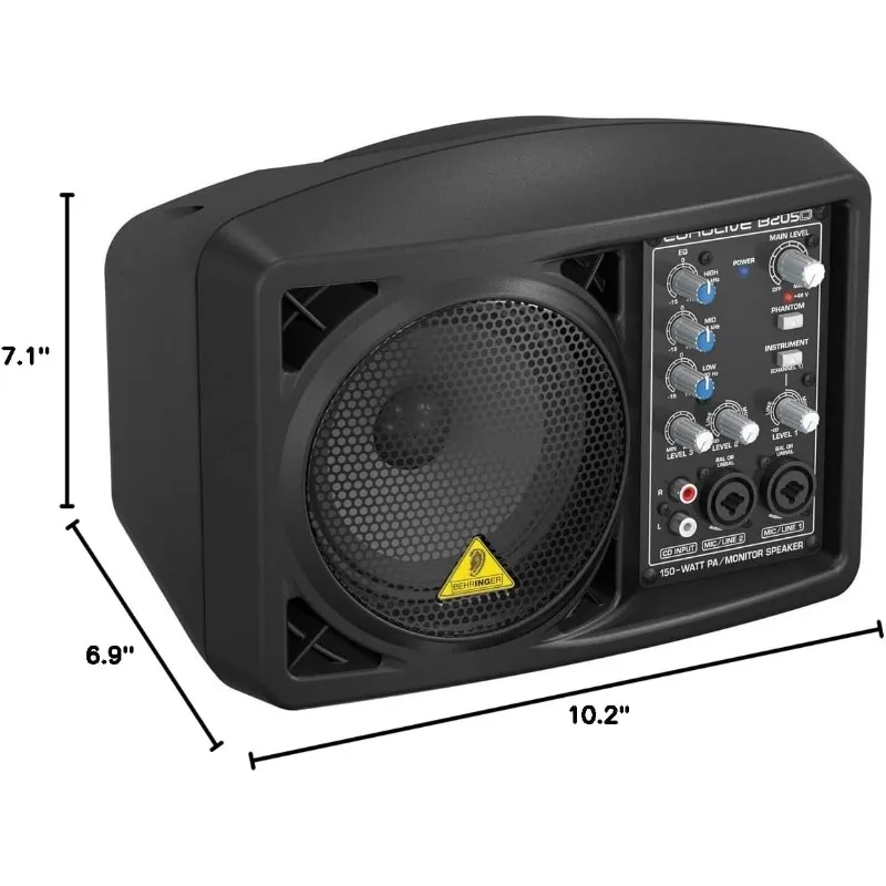 نظام مكبر الصوت Eurolive B205D Active 150 وات PA/Monitor