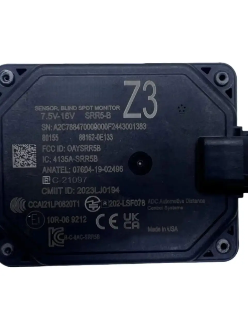 88162-0E133 Blind Spot Monitor Radar Sensor 881620E133 For Toyota Camry 2025 2026 view 5