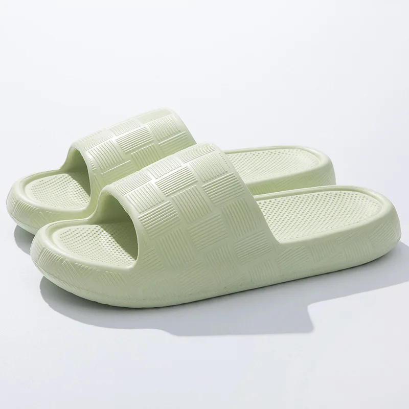 Home Slippers for Women and Men Fashion Soft Sole EVA Indoor Slides 2025 Summer Non Slip Shower Slippers Casual Beach Flip Flops