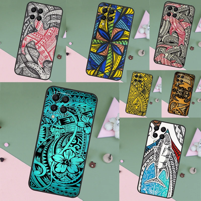 Traditional Hawaiian Island Pattern Case For Samsung Galaxy M32 M12 M52 M15 M35 M55 M31 M56 M36 M16 M06 M13 M33 M53 M14 M34 M54