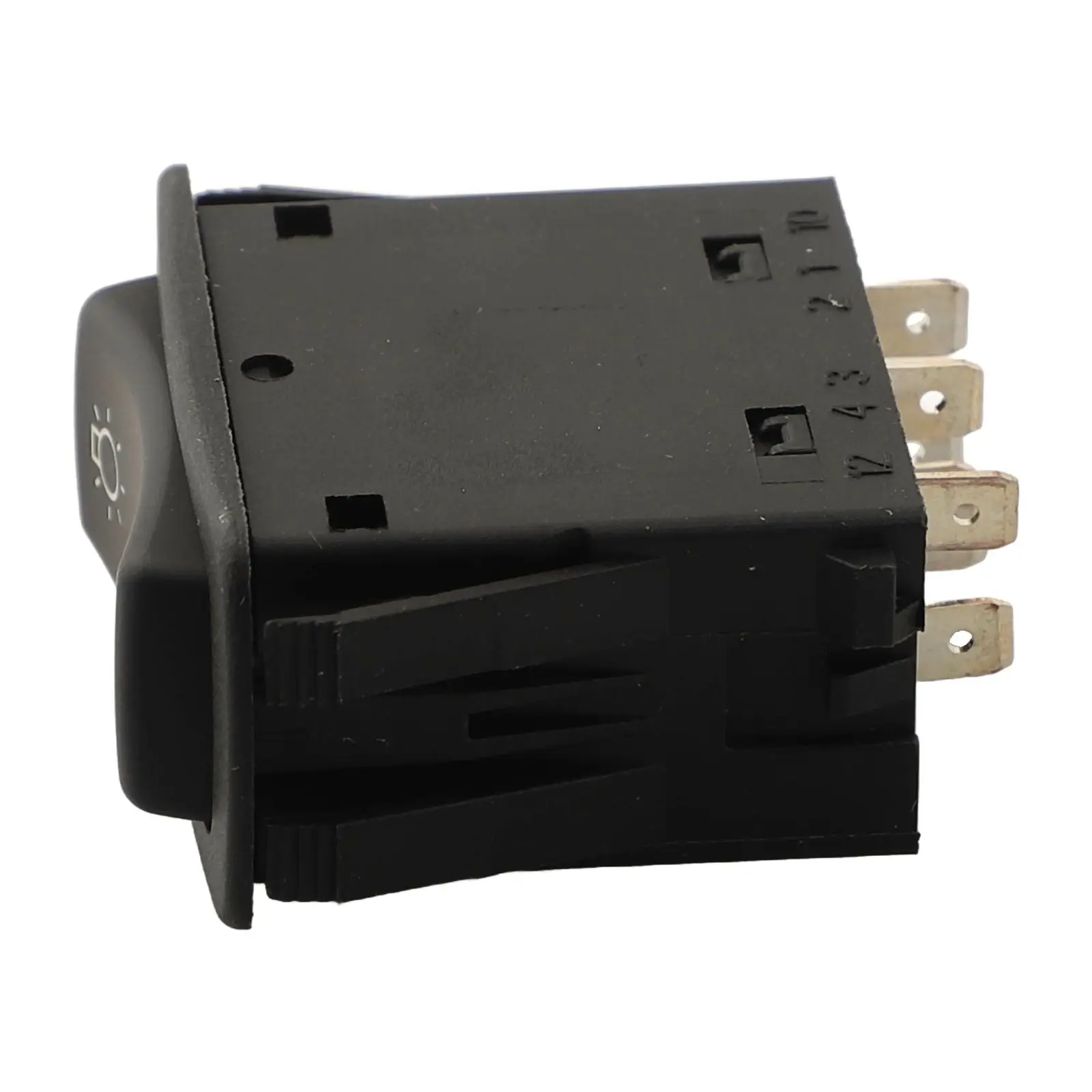 

Переключатель управления прожектором для обслуживания грузовиков, черный, простой в использовании, без деформации, быстрая установка, износостойкий