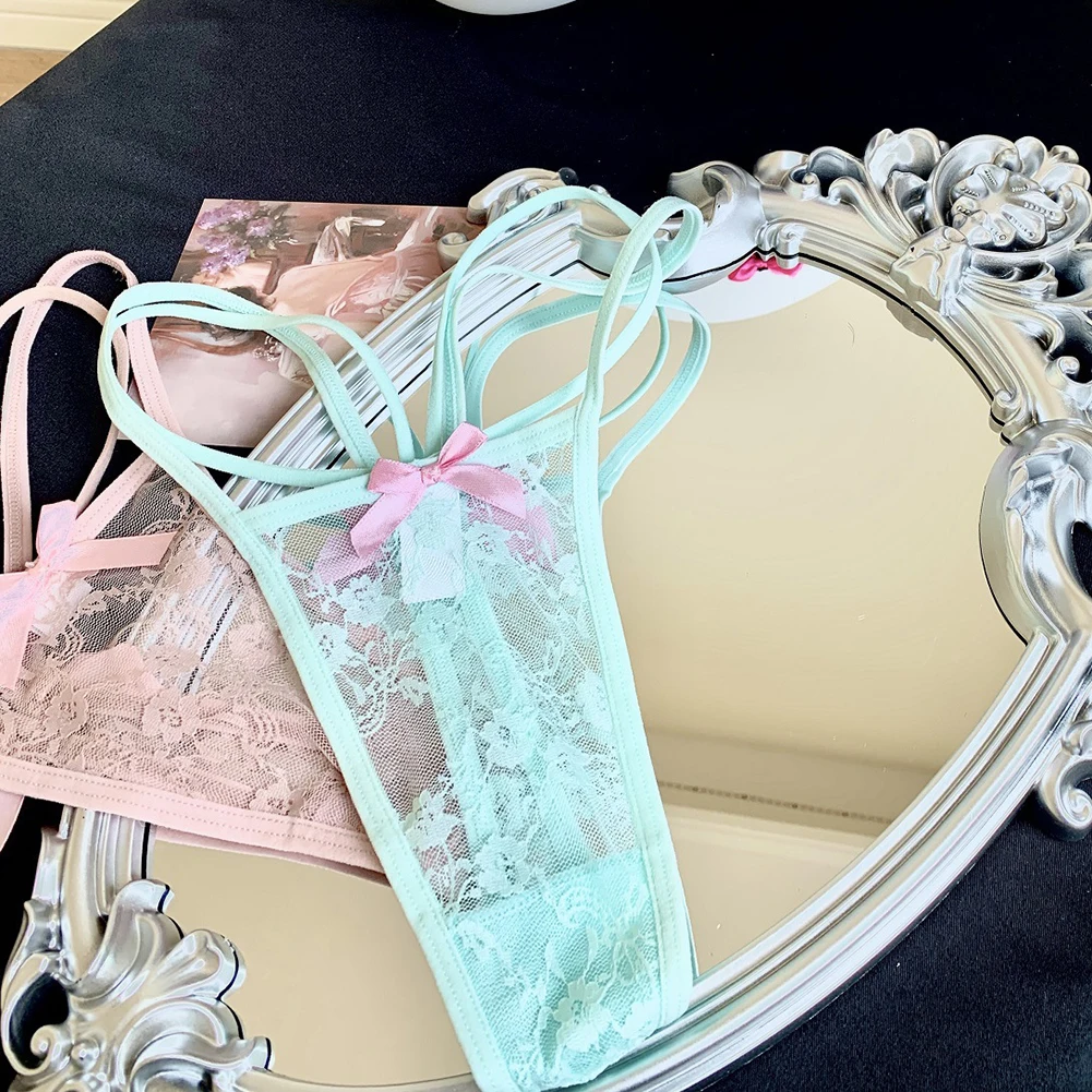 Calcinha リボンデザイン下着ローウエスト下着オールシーズン適切な新品状態マルチカラーオプション