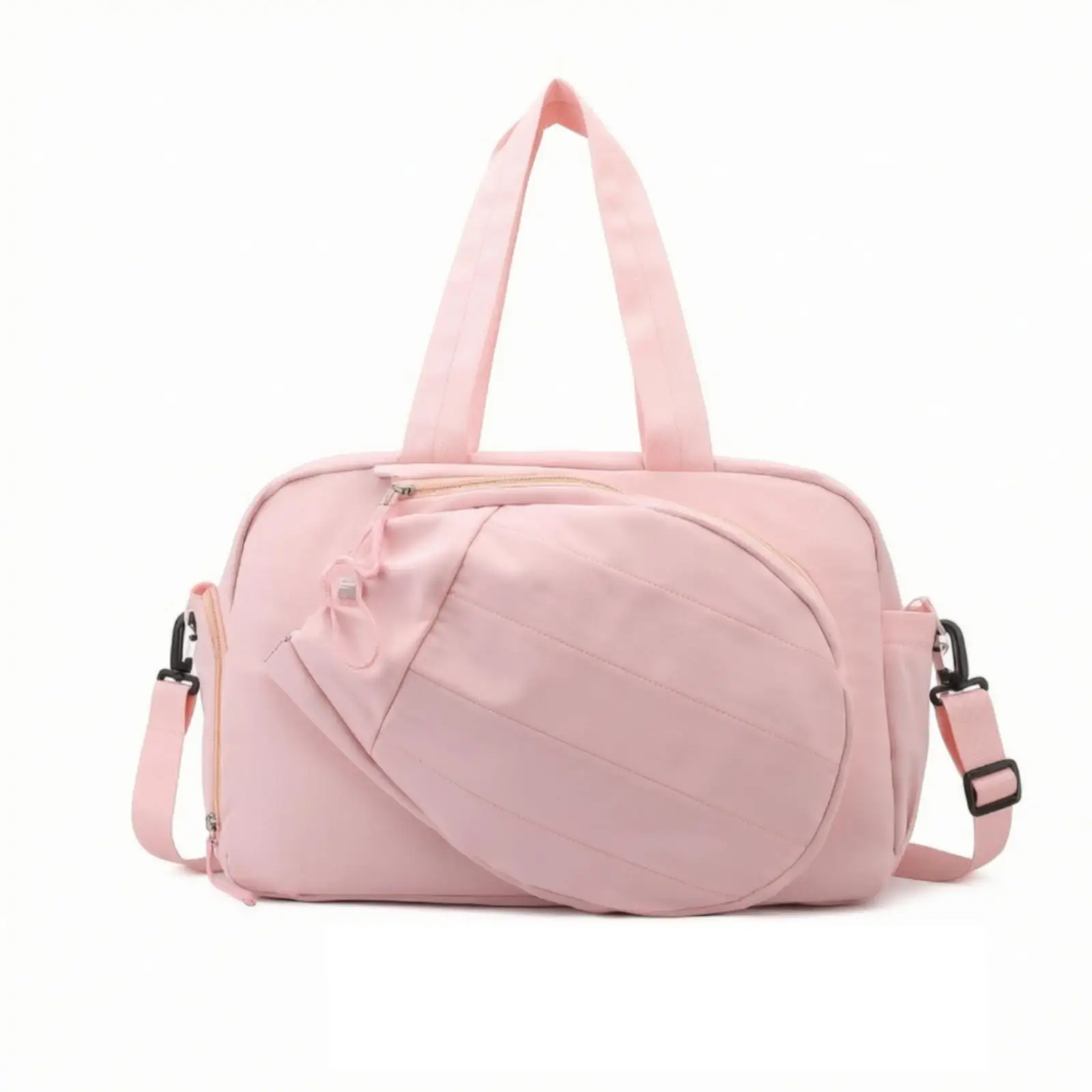 Duffel Bag with Racket Compartment Separate-Dry Storage Dividing Duffel Bag