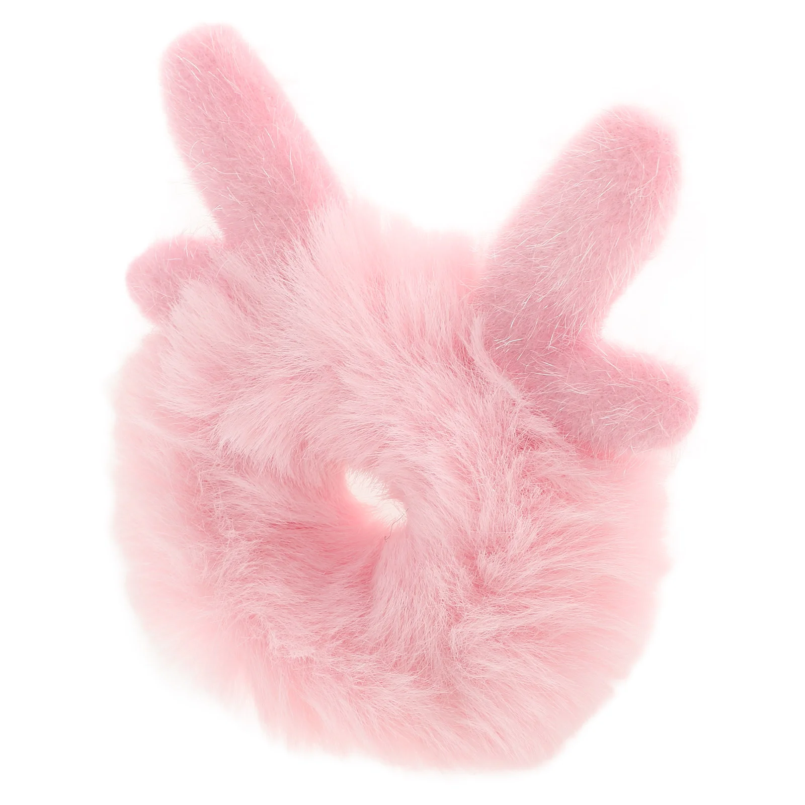 

Plush Cartoon Hair Tie Halloween Accessories for Girls Furry Scrunchies Pink Polyester Signature Pompom Ties Baby