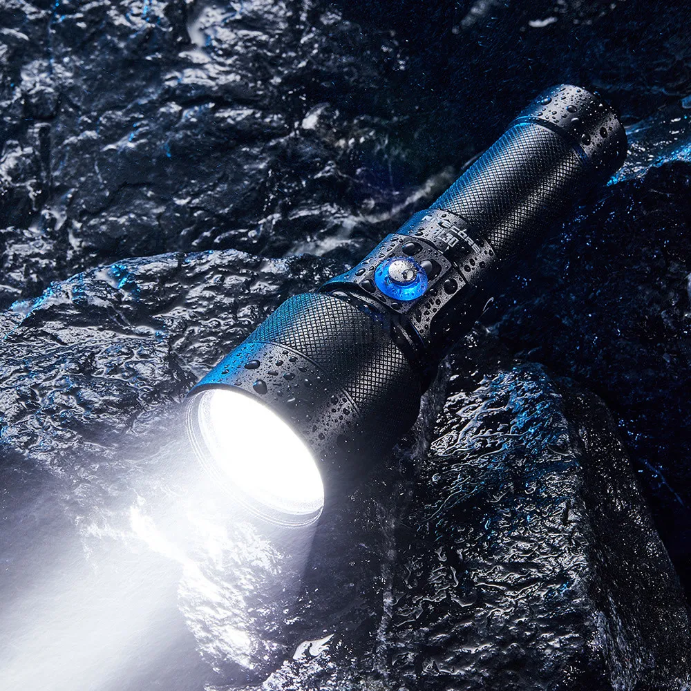 Original Nitecore DL30 1100 Lumen White Light 100M Submersible Dive Light Diving Flashlight +21700 Battery Outdoor Camping Torch