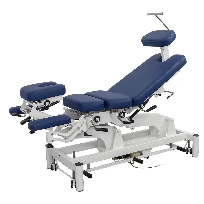 Chiropractic Table Flexion Stretch Spine Decompression Traction Stretcher Examination Medical Sofa Treatment Bed Table