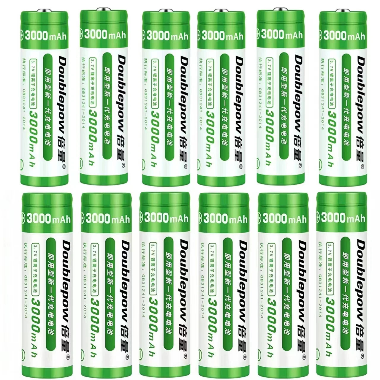 

12pcs/lot 100% original 18650 Li-ion battery 3.7v 3000mAh 18650 flashlight rechargeable battery