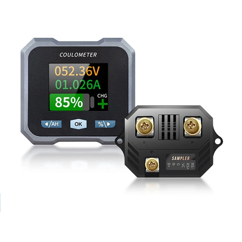

BL105F Coulomb Meter DC10-100V 0-50A Waterproof Battery Meter And Voltmeter For Electric Two-Wheeled Vehicle-A79P
