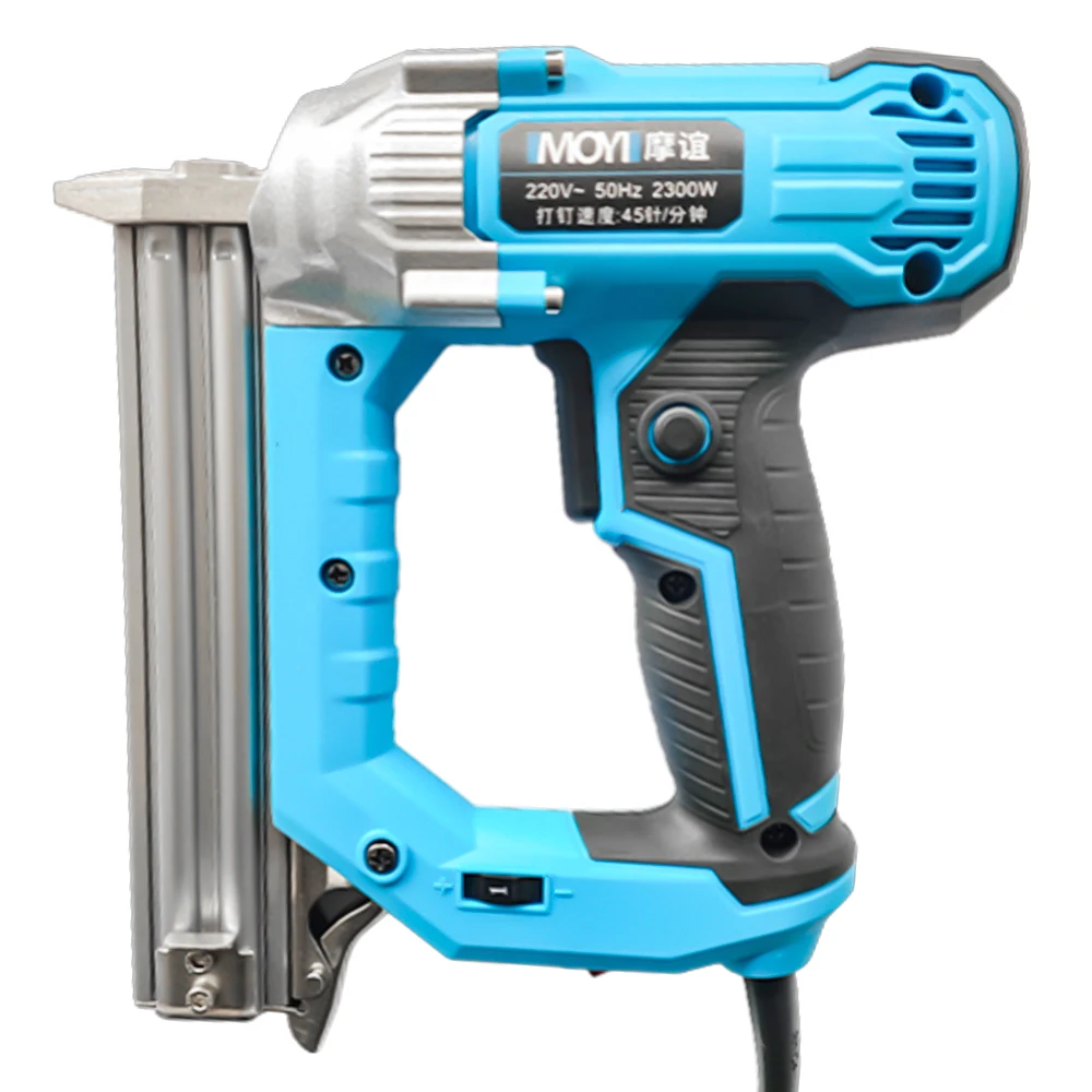 Электрический гвоздезабивной станок для деревообработки, 220 В, 2300 Вт, электрический прямой гвоздь F30/F25/F20/F15, инструменты для гвоздезабивания мебели