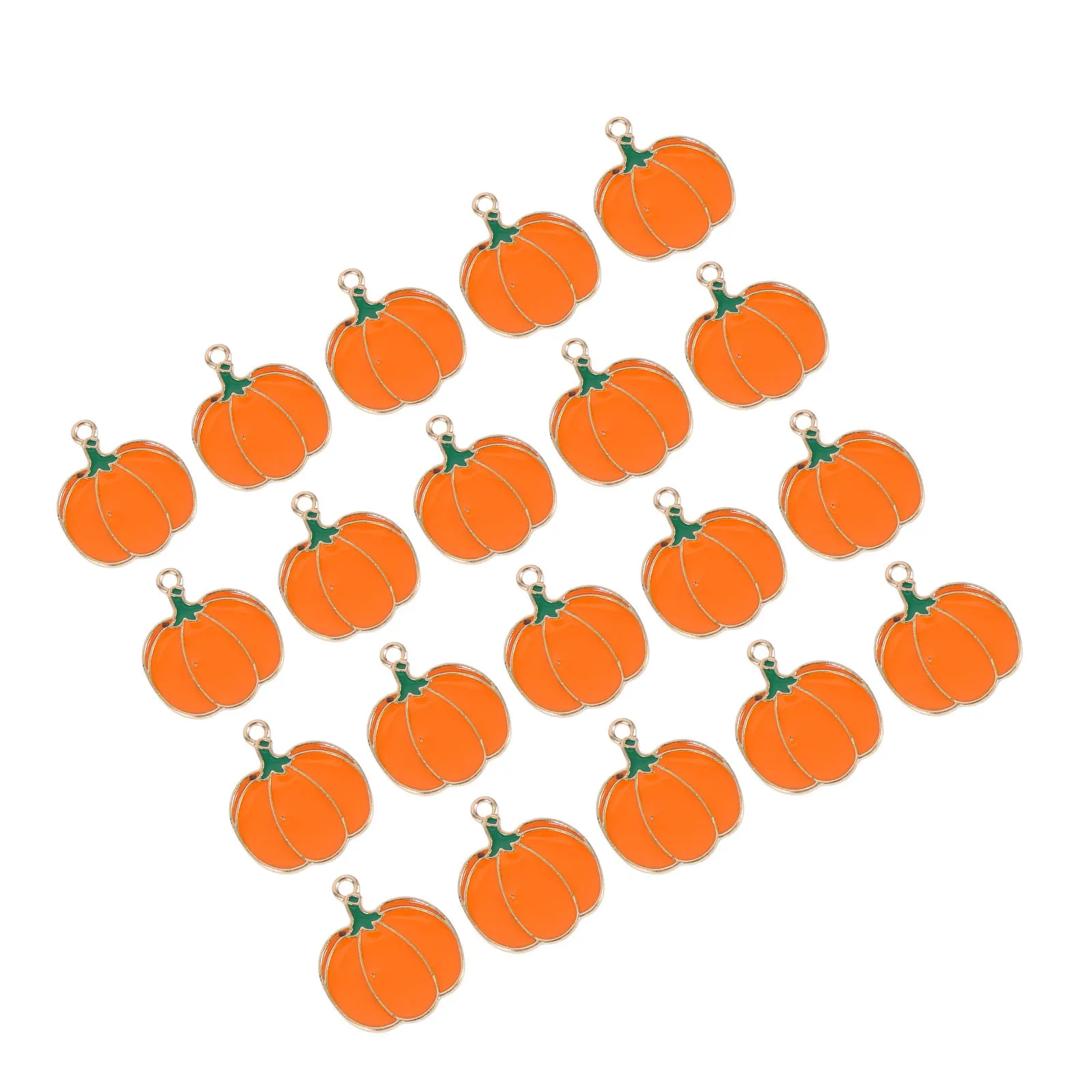 20 قطعة سبائك اليقطين سحر هالوين مجوهرات المعلقات عقد دي اي واي أقراط سوار إكسسوارات اليقطين سحر #2