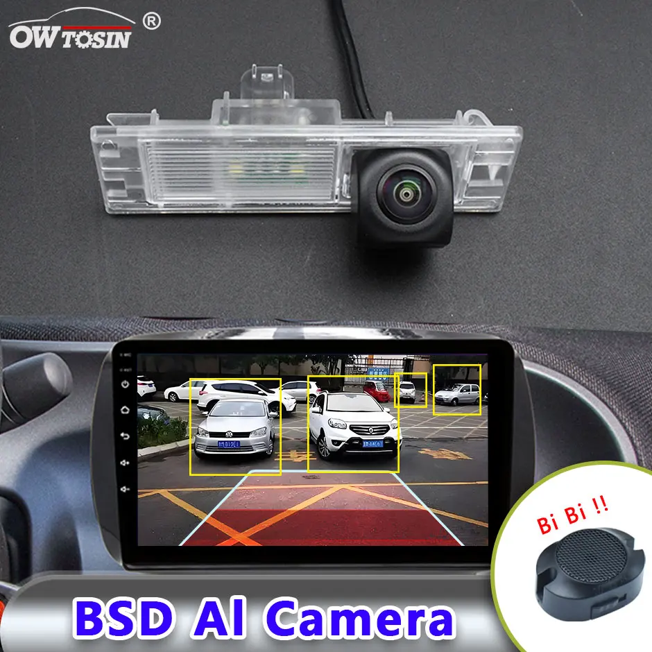 

AHD 1080P ADAS AI Car Vehicle view Camera For BMW E81 1 Series E63 E86 F20/F21/F12 MINI Coop BSD Blind Spot Radar Alarm Monitor