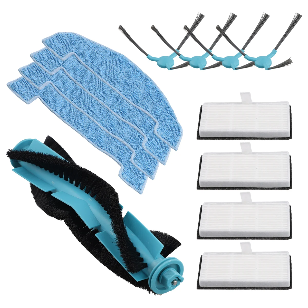 For Conga 2499 Ultra Home Main Side Brush Hepa Filter Mop Cloth Dust Bag Accessories Replacement Parts image 2