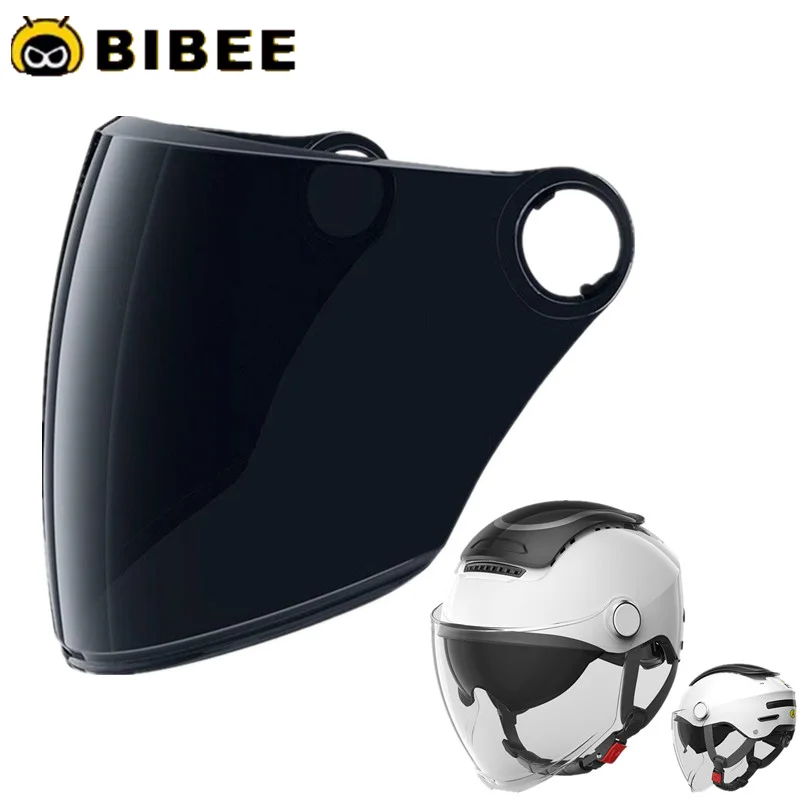 

Summer Breathable Motorcycle Open Face Helmet Lenses Men Women Dual Lenses Scooter Half Helmets Electric Bike Helmet Visor