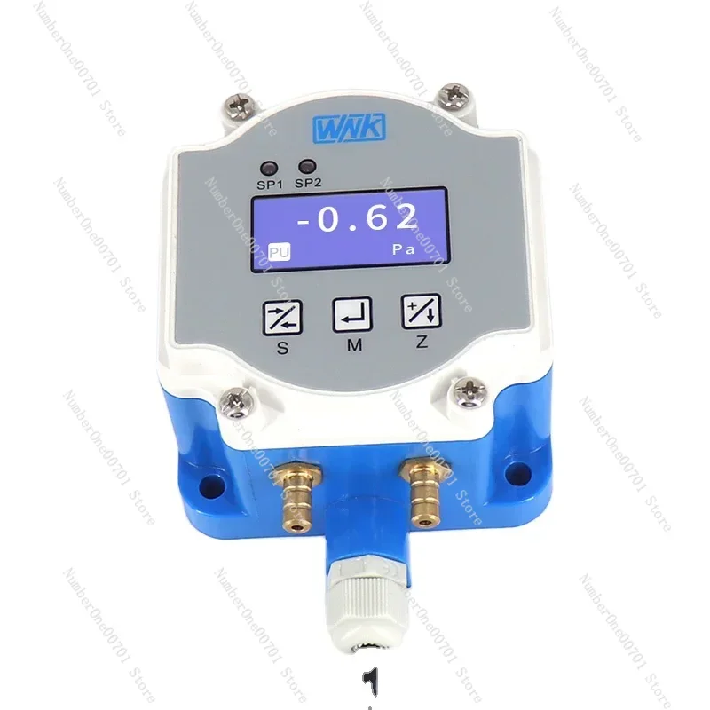 WNK 4-2ma 0-10V HVAC Differential Pressure Transmitter For Building Automation